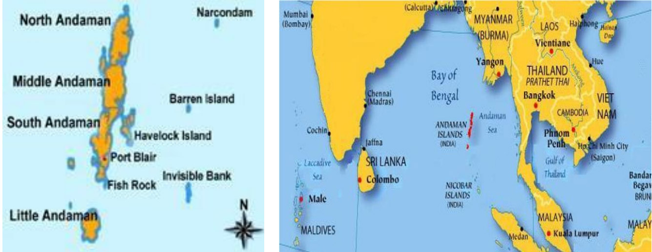 Andaman Islands Map 